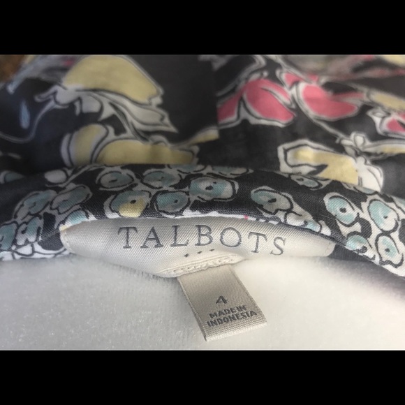 🌸 Floral Cotton Talbot’s Skirt Size 4 🌸 *CHARITY ITEM* - Picture 6 of 8